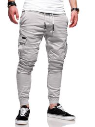 Pantaloni cargo da uomo primaverili Pantaloni sportivi sportivi con coulisse Pantaloni lunghi da uomo di marca Pantaloni sportivi da jogging Pantaloni pantalon homme 240124