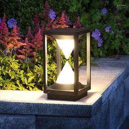 Wall Lamps Outdoor Waterproof Lawn Garden Villa Courtyard Simple Modern Household Floor Standing Column Headlights