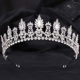 Hair Clips DIEZI Sweet Princess Zircon Tiara Crown For Women Girls Wedding Luxury Elegant Bridal Dress Birthday Party Accessories