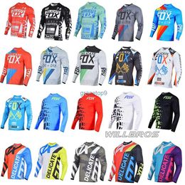 Men's T-shirts Delicate Fox Jersey Motocross T-shirt Motorcycle Bike Bicycle Off-road Cycling Moto Mtb Enduro Atv Utv Clothing Mens H86r