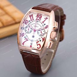 2024 New Watches for Women Leather Sier Watch Brown Strap Series Automatic Dial Men Watches Male Wristwatches