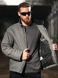 Hunting Jackets Men's Heat Reflective Tactical Cotton Clothing Winter Outdoor Jacket Warm Polarised Cold Weather