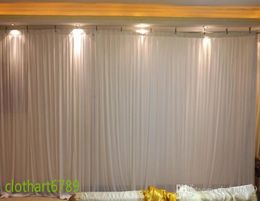 wedding decorations curtain black backdrop Colour Party Curtain Celebration draps Background Satin Drape wall valance Customised 3M5455935