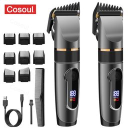 Hair Clipper Electric Hair Cutting Machine Husband Hair Trimmer for Man Shaver Barber Professional Beard Trimmer Hair Cutter 240124