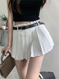 Skirts PLAMTEE Mini Women Chic High Waist Sweet Party Summer Office Lady Slim Streetwear 2024 All Match Daily Gentle