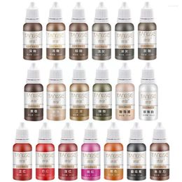 Tattoo Inks Ink Set Permanent Makeup Eyebrow Lips Eye Line For Body Beauty Art Supplies Colour Microblading Pigment