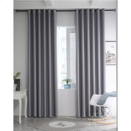 Blackout Curtain For Bedroom Opaque Blinds Curtain for Window Living Room Kitchen Treatment Ready Made Small Drapes High Shading 240119