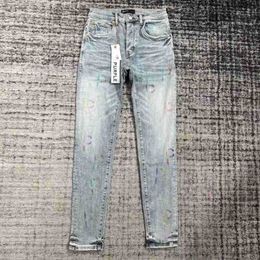 Men's Jeans 2023 Purple-bran* Men Designer Antiaging Slim Fit Casual Jeans Pu2023900 Size 30-32-34-36-38j9xa