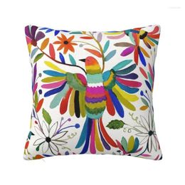 Pillow Mexican Otomi Bird Luxury Throw Covers Home Decorative Animal Embroidery Car