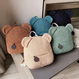 School Bags Personalised Toddler Backpack Lightweight Plush Bear Preschool Bag Kids For Boys Girls Ladies