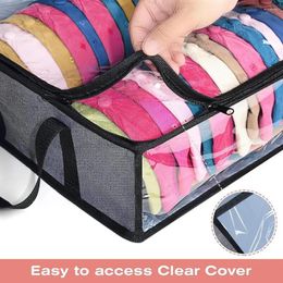 Storage Bags Hat Bag Transparent Baseball Cap With Capacity Sturdy Handles Organizer For Home