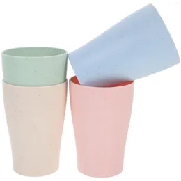 Tumblers 4 Pcs Drinking Cup Unbreakable Water Cups Drinks Glasses Camping For Outdoor Home Beverage