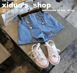 Koreanische INS Kinder Mädchen Denim Shorts Unisex Frühling Sommer Prinzessin Hosen5979561