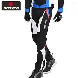 Motorcycle Apparel Summer SCOYCO Men's Biker Pants CE Knee Breathable Mesh Wearproof Moto Equipment For Men Motocross Motorcyclist