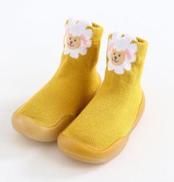 Soft rubber sole Comfortable Four Seasons Boys newborn baby girl shoe Pure Cotton Color Ankle Sock Breathable Outdoor Leisure Sock9230404