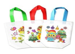DIY Craft Kits Kids Colouring Handbags Children Creative Drawing Set for Beginners Baby Learn Education Toys Painting Multi Colorsa9170542