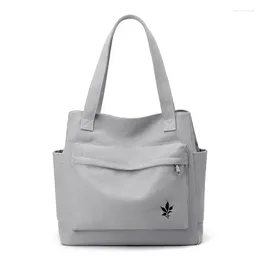 Waist Bags 2024 Shoulder Bag Women's Simple Fashion KoreanAll-Match Japanese Style Canvas Large Capacity Portable