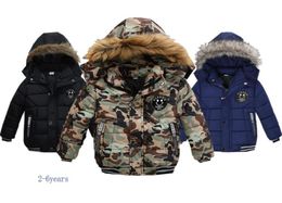 2020 NEW High Quality Winter Child Boy Down Jacket Parka Big Girl Thicking Warm Coat 2 3 4 5 6 Year Light Hooded Outerwears LJ20084900544