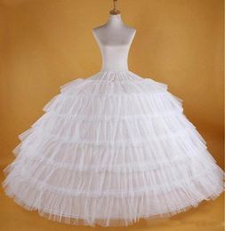 cheap Big White Petticoats For Wedding Super Puffy Ball Gown Slip Underskirt Formal Dress Brand New Large Long Wedding Accessories8034016