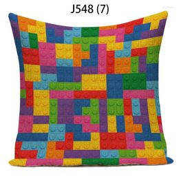 Pillow Geometry Cube Cover Gift Nordic 2024 Velvet 45x45cm Modern Home Decoration S Sofa Office E2471