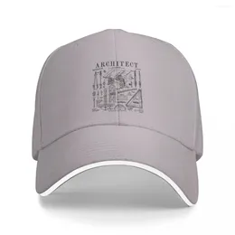 Ball Caps Architect Architecture Student Tools Vintage Patent Print Cap Baseball Thermal Visor For Men Women's