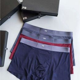 2024 fashion Designer Underwear Man Boxer Short Male Soft Underpants Man Brand Comfortable Boxershorts Boxer Multiple Colours Boxers for Men 3 Pcs in One Box 665ccc