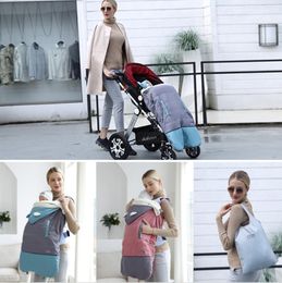 Infant Out Warm Windproof Cloak Cover Baby Carrier Cover Newborn Kids Backpack Carrier Soft Baby Backpack Cape6875401