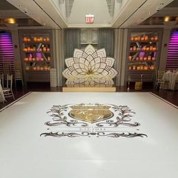 Gold Mirrored Acrylic Lotus Flower Wall Backdrop Panel Arch Backdrop For Wedding Party Decoration