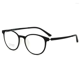 Sunglasses Frames TR90 Titanium Glasse Frame Women Men Super Elastic Teenager Round Opticas Eyeglasses Anti-blue Light Myopia Prescription