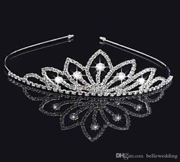 Bridal Tiaras Crowns With Rhinestones Bridal Jewelry Girls Tiaras Birthday Party Performance Pageant Crystal Wedding Accessories 6125630