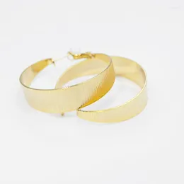 Hoop Earrings JICAI Big Exaggerated Fashion Cute Simple Classic Geometric Metal Women's Party Wedding Gifts 2024