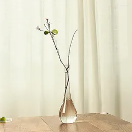 Vases Simple Transparent Glass Vase Flower Arrangement Bottles Hydroponics Plant Bonsai Containers Po Props Home Decorations