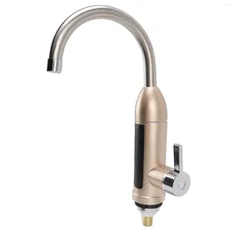 Bathroom Sink Faucets 3000W Instant Water Heater Faucet Rotatable Electric Cold Tap Stainless Steel For Kitchen Y