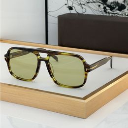 Designer-TF-Sonnenbrillen, Herren-Damen-Sonnenbrillen, neue Farben für Europa, Amerika, große quadratische Sonnenbrillen, gutes Material, Acetat-Sonnenbrillen, Lunette Luxe