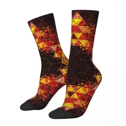 Men's Socks Funny Crazy Sock For Men Sri Tantra Hip Hop Harajuku Geometric Patterns Happy Seamless Pattern Printed Boys Crew Novelty