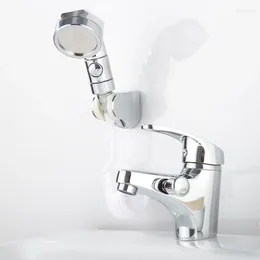 Bathroom Sink Faucets 1set Fixture Brass Chrome With Hand Shower Head Toilet WWater Basin Tap Bath Faucet Water Mixer