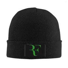 Berets Green Federer Tennis Stars Beanie Cap Winter Warm Bonnet Femme Knitting Hats Cool Outdoor Ski Skullies Beanies Hat For Men Women