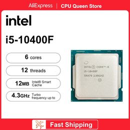 Intel Core i510400F 10th 430GHz 6 12 Thread CPU Processor 14NM L312M LGA1200 Gaming Support Z490 Chipset 240228