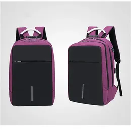 School Bags USB Charge Travel Backpack Women Large Capacity Business College Student Shoulder Anti-theft Bag Men Laptop Rucksack
