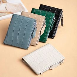 Wallets Fashion Genuine Leather Unique Pattern Ladies Wallet Large Capacity Clip Purse Female Clutch Lady Walet Perse