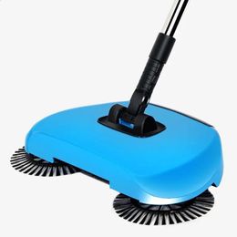 broom Stainless Steel Sweeping Machine Push Type Magic Broom Dustpan Handle Household Vacuum Cleaner Hand Sweeper Floor 240123