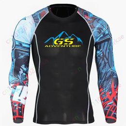 ADVENTURE GS 3D T shirts Mens Long Sleeve Shirt 50UPF Protection Quick Dry Tops Lightweight Thin Breathable Outdoor Shirts 240130