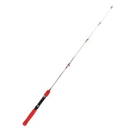 60cm/80cm/100cm Portable Winter Ice Fishing Rods Combo Casting Solid Hard Rod Fishing Reels Fishing Rod Sea Fishing Rods 1pc 240122