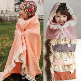 Blankets Baby Muslin Cotton Double Layer Blanket Bath Towel Gauze Born Quilt Swaddle Wrap Sleepsack Stroller Cover