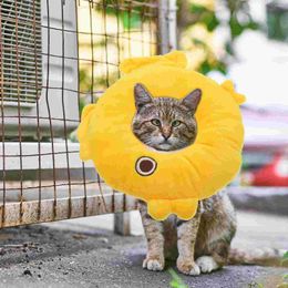 Dog Collars Elizabeth Circle Doughnuts Pet Cat Collar Anti-lick Neck Cotton Kitten Sterilizine