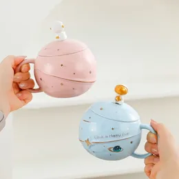 Mugs Ceramic Mug Breakfast Cups Drinkware Porcelain Coffee Teaware Cafes Personalised Gift Espresso Cup Cute Couple Gifts