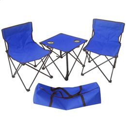 Outdoor tourism camping portable barbecue folding table and chair set 240124