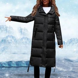 Women's Down 2024 Large Fur-collar Winter Women Cotton Jacket Female Thick Warm Hooded Long Parkas Oversized Snow Coat #t3g