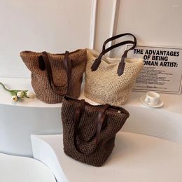 Evening Bags Women Shouder Bag Bohemian Straw Underarm Summer Beach Woven Armpit Large Casual Knitted Shopping