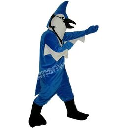 2024 Halloween Blue Bird Mascot Costume Cartoon Character Outfits Suit Adults Size Outfit Birthday Christmas Carnival Fancy Dress For Men Women